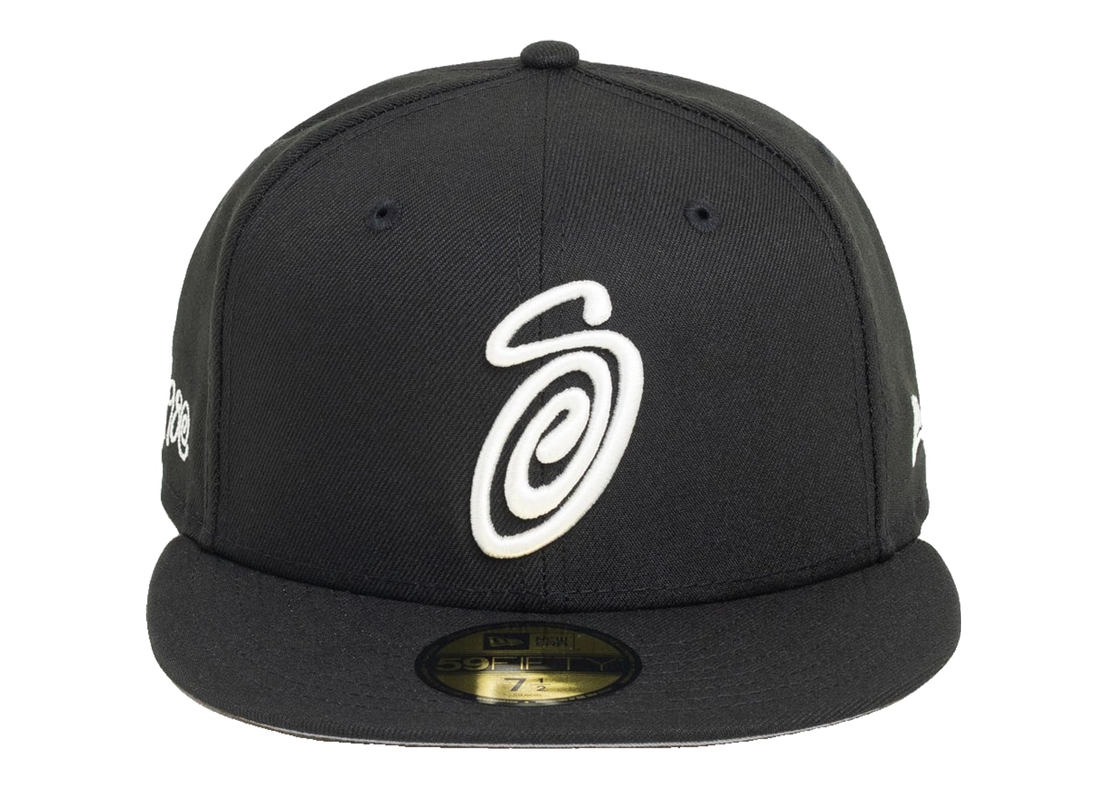 Stussy New Era 59FIFTY Swirly S Cap Black