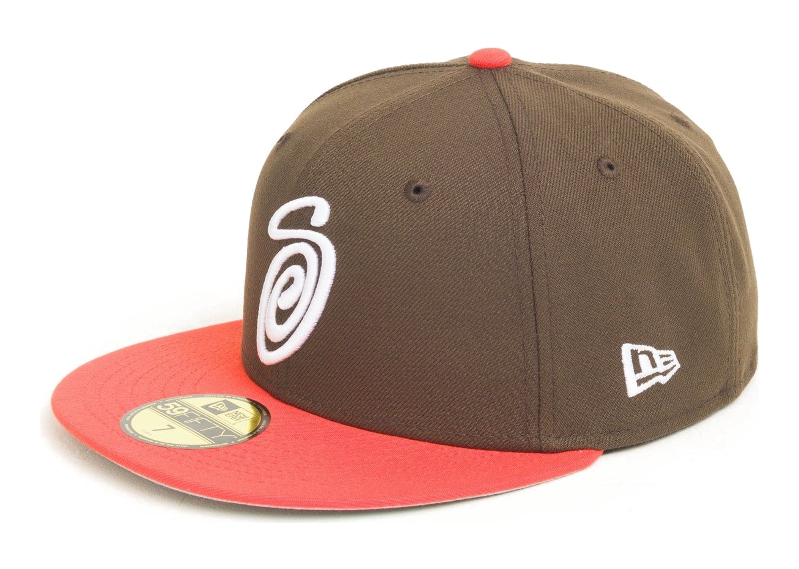 Stussy New Era 59FIFTY Swirly S Cap Brown/Orange - görsel 2