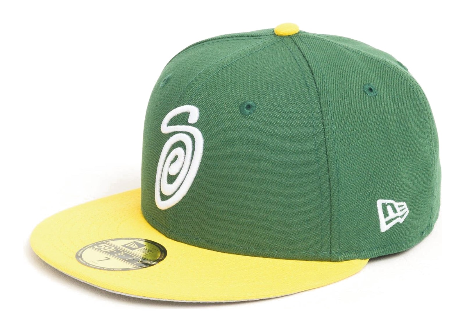 Stussy New Era 59FIFTY Swirly S Cap Green/Yellow - görsel 2