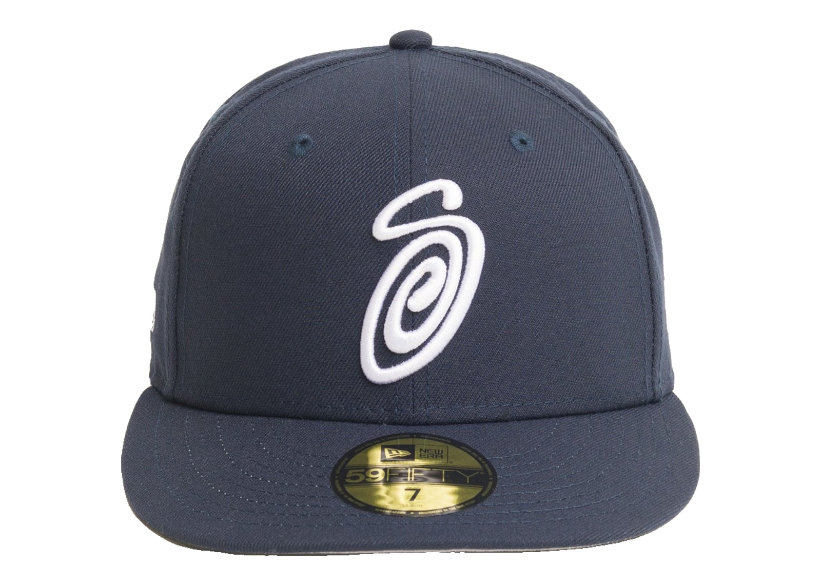 Stussy New Era 59FIFTY Swirly S Cap Navy