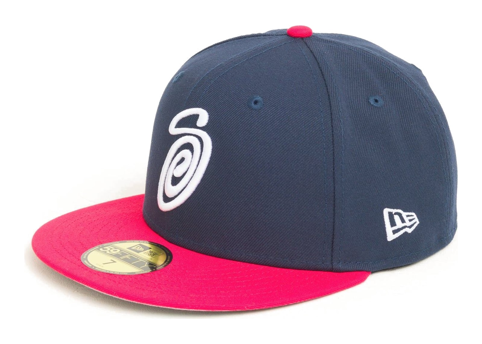 Stussy New Era 59FIFTY Swirly S Cap Navy/Red - görsel 2