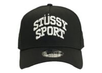 Stussy New Era 9FORTY Sport Trucker Cap Black
