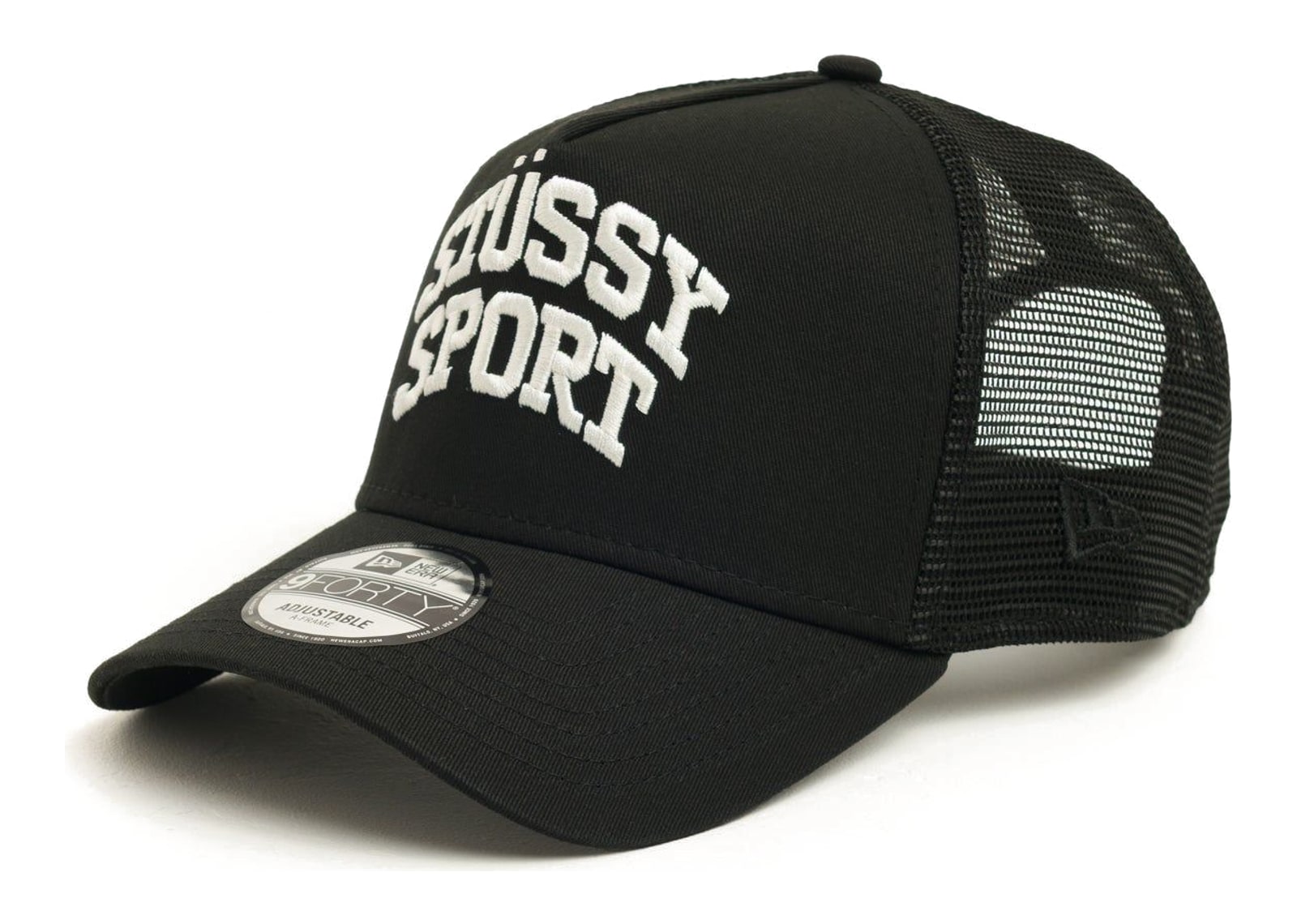 Stussy New Era 9FORTY Sport Trucker Cap Black - görsel 2