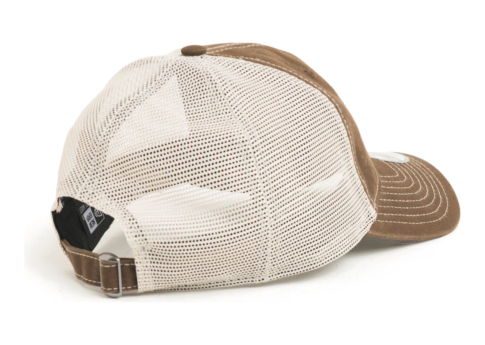 Stussy New Era 9TWENTY Washed Basic Trucker Cap Mocha - görsel 3