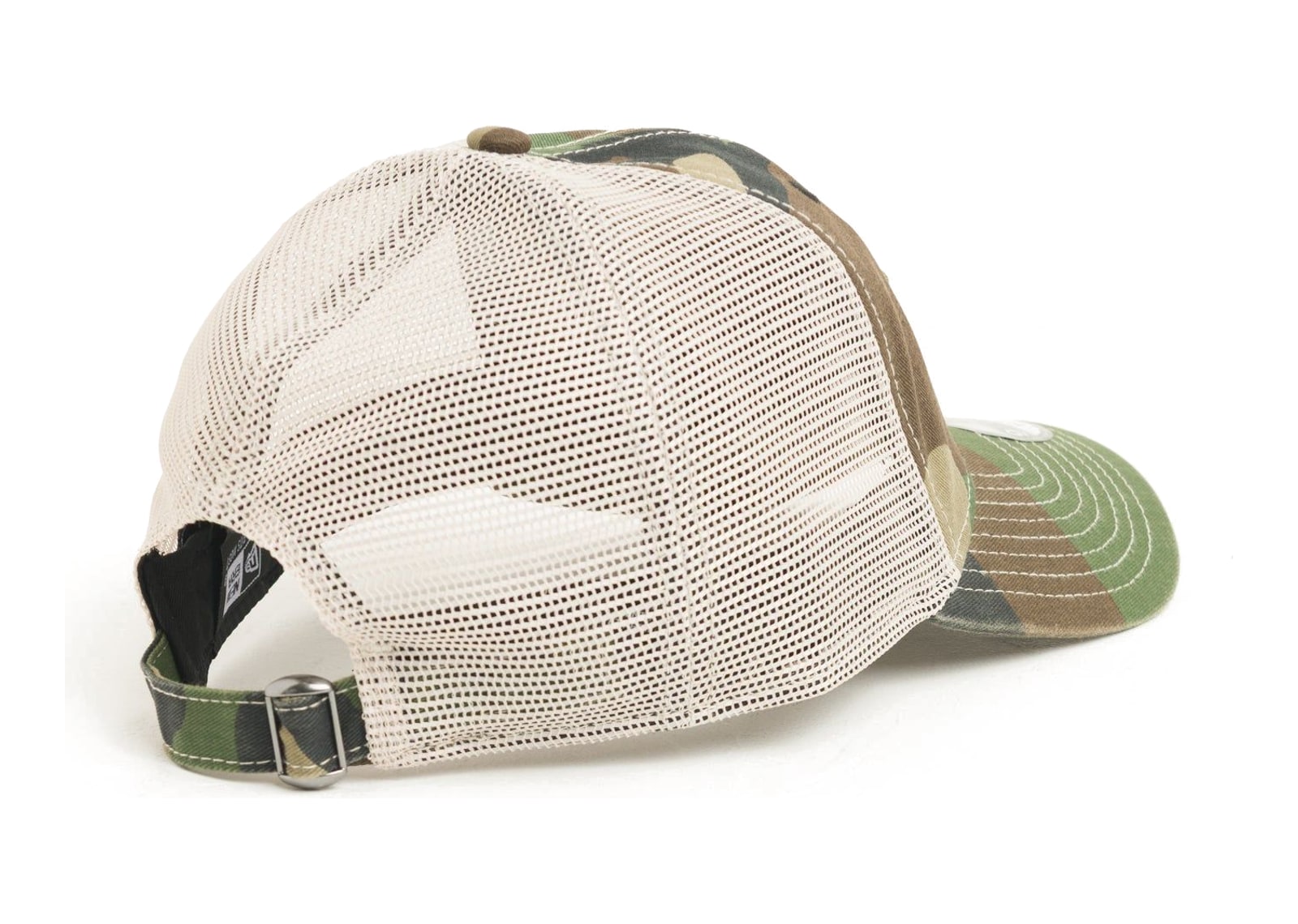 Stussy New Era 9TWENTY Washed Basic Trucker Cap Woodland Camo - görsel 3