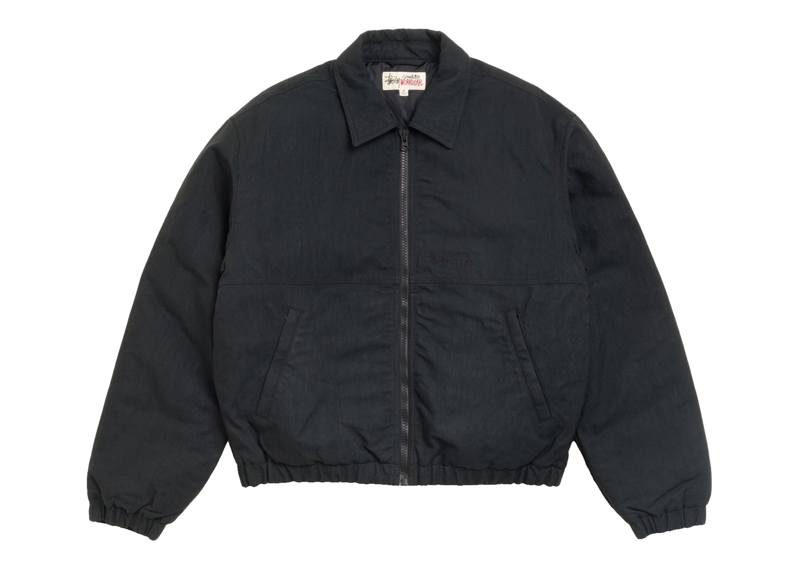 Stussy NYCO Collared Work Jacket Black