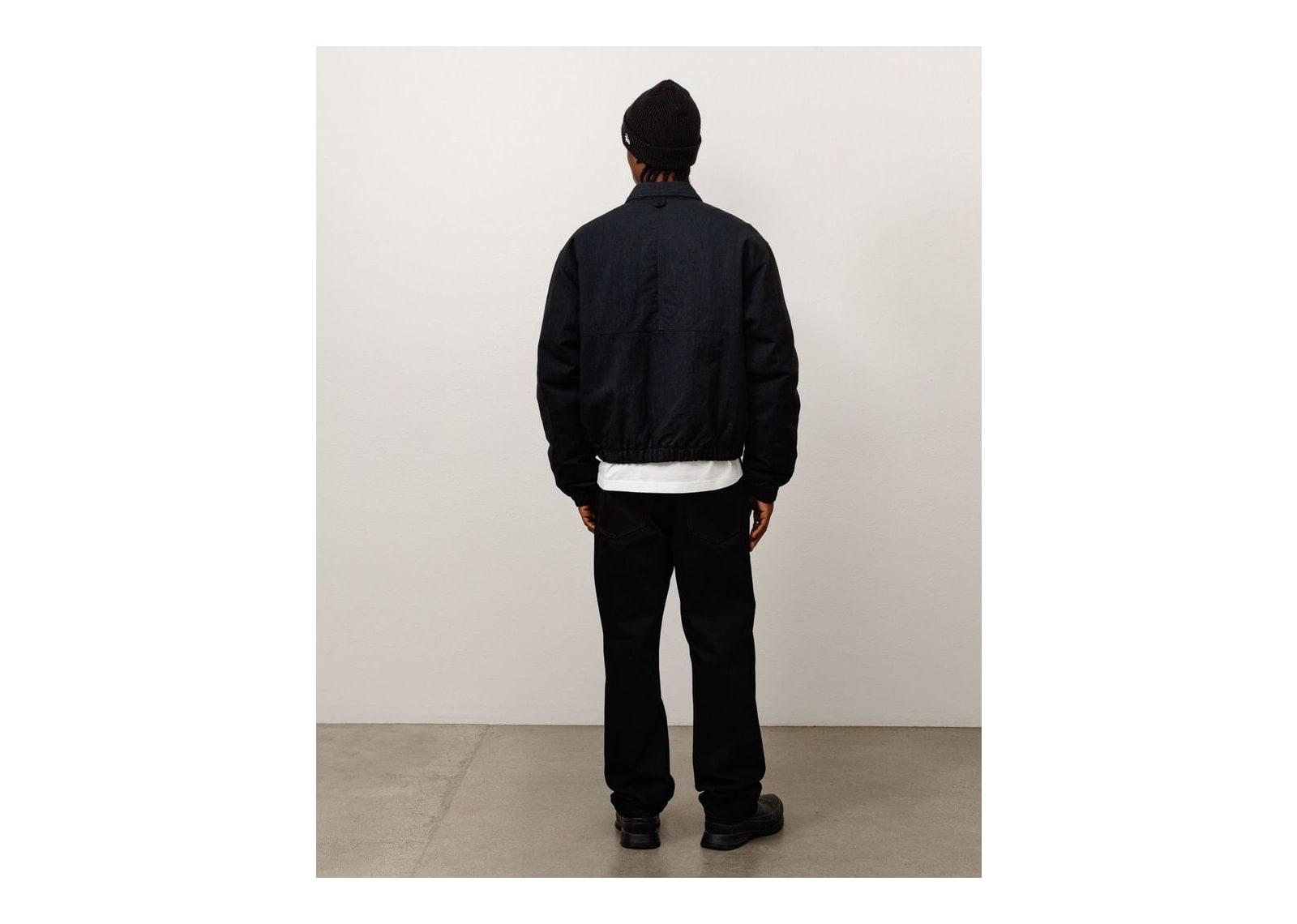 Stussy NYCO Collared Work Jacket Black - görsel 4