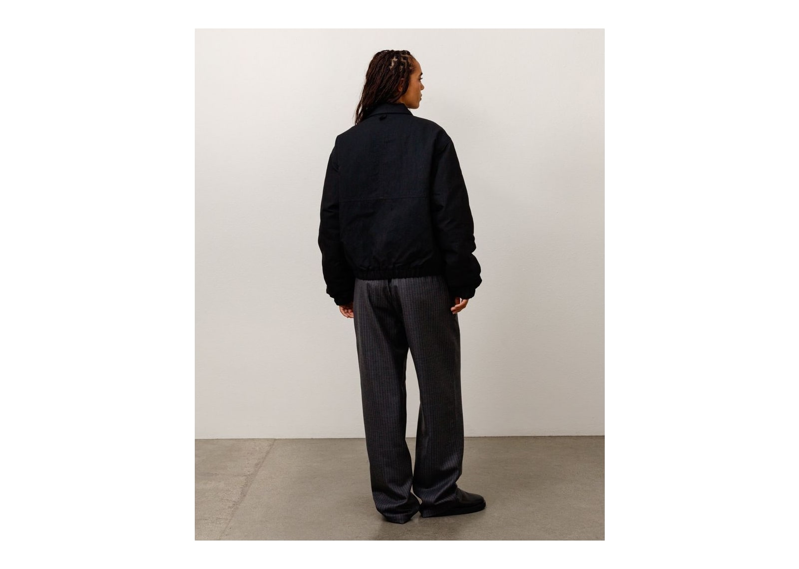 Stussy NYCO Collared Work Jacket Black - görsel 7