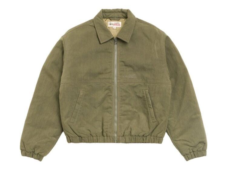 Stussy NYCO Collared Work Jacket Green