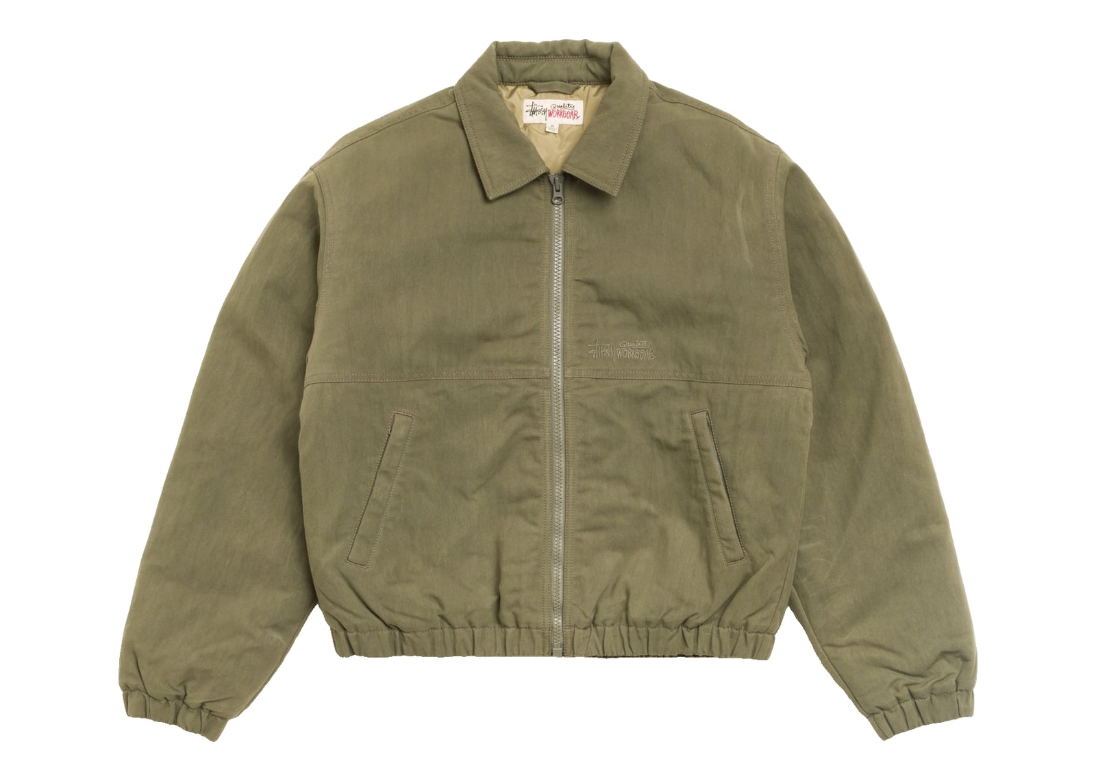Stussy NYCO Collared Work Jacket Green