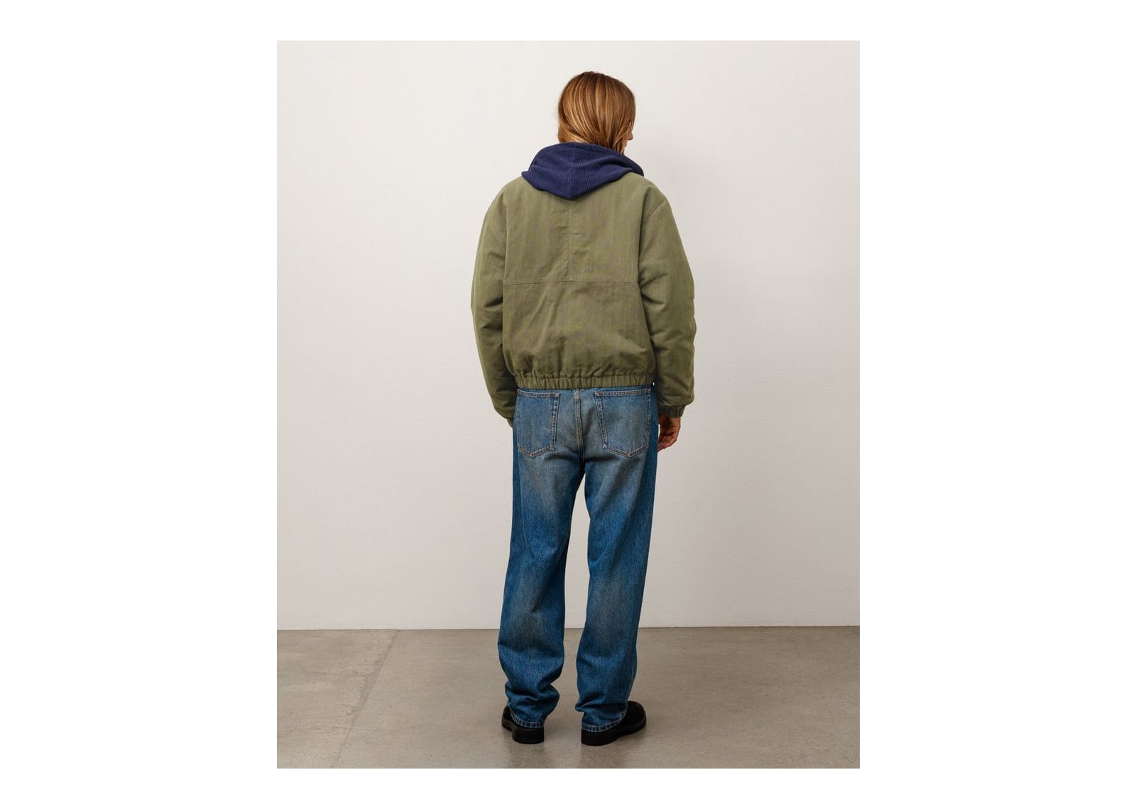 Stussy NYCO Collared Work Jacket Green - görsel 4