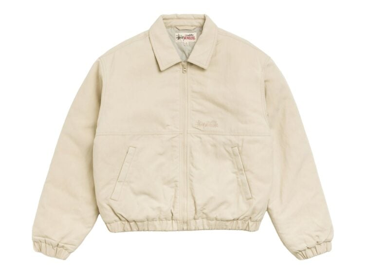 Stussy NYCO Collared Work Jacket Sand