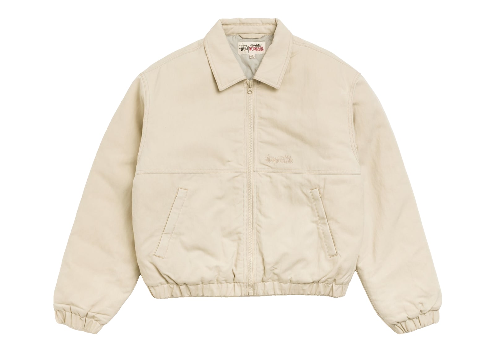 Stussy NYCO Collared Work Jacket Sand
