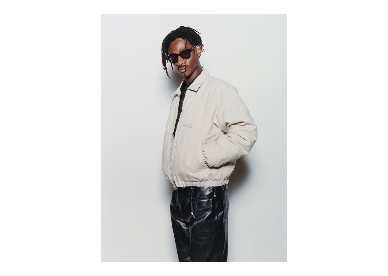 Stussy NYCO Collared Work Jacket Sand - görsel 4