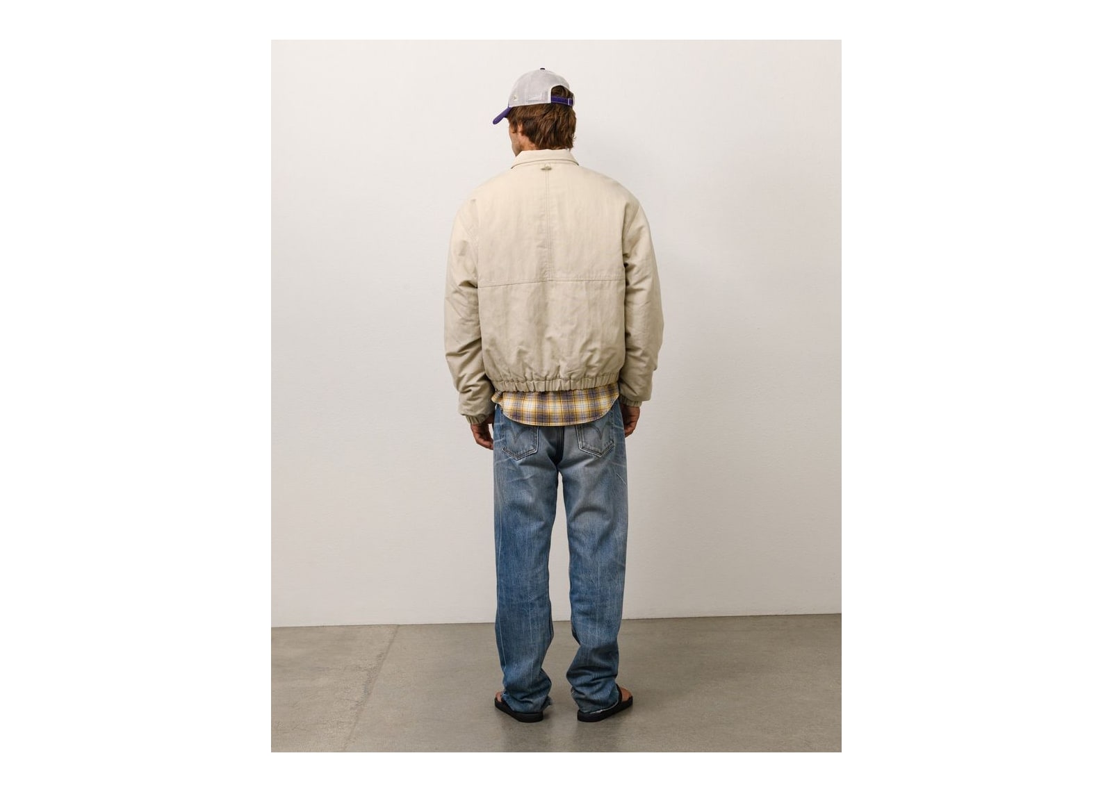 Stussy NYCO Collared Work Jacket Sand - görsel 6