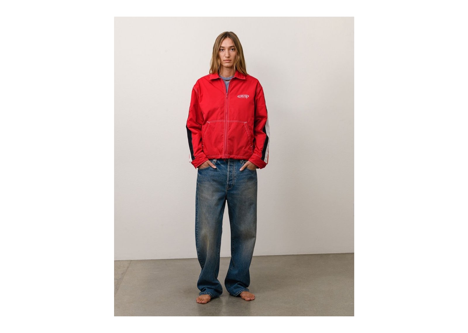 Stussy Offshore Jacket Red - görsel 4