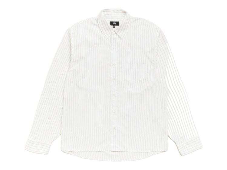 Stussy Oxford Shirt Grey Stripe