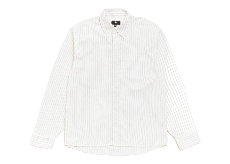 Stussy Oxford Shirt Grey Stripe