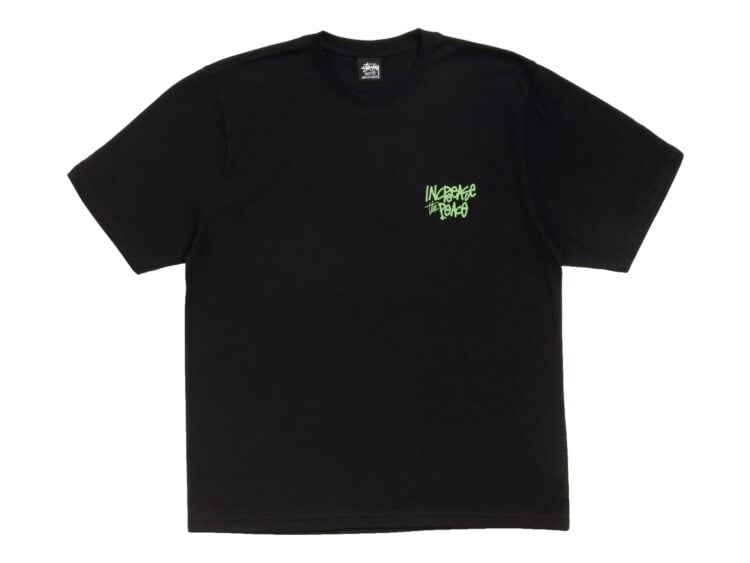 Stussy Peace Increased Tee Black
