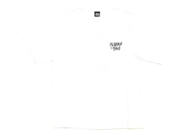 Stussy Peace Increased Tee White