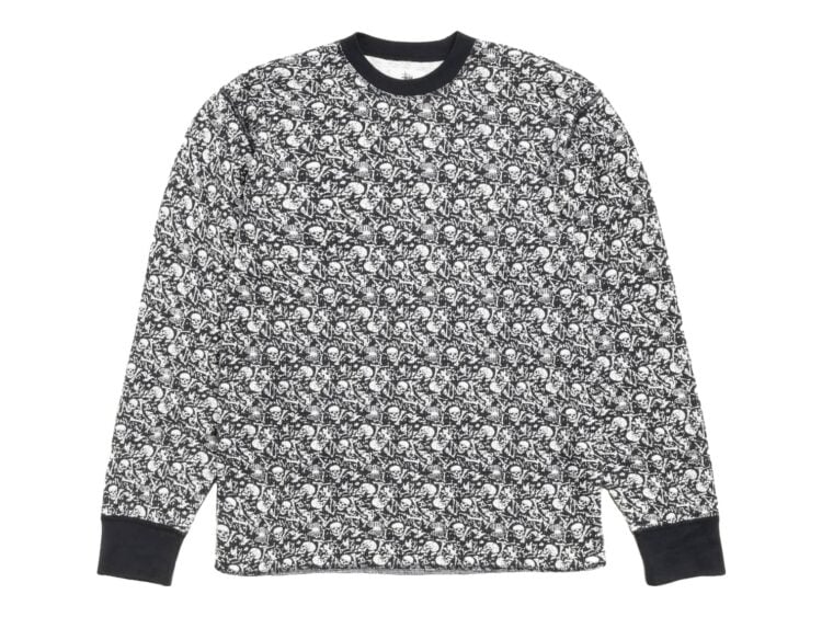Stussy Pigment Dyed LS Thermal Bones