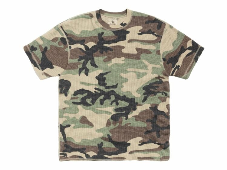 Stussy Pigment Dyed SS Thermal Camo