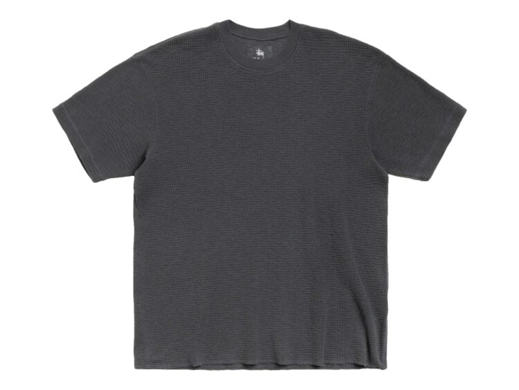 Stussy Pigment Dyed SS Thermal Faded Black