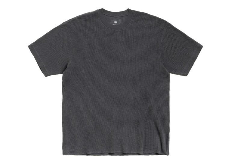 Stussy Pigment Dyed SS Thermal Faded Black