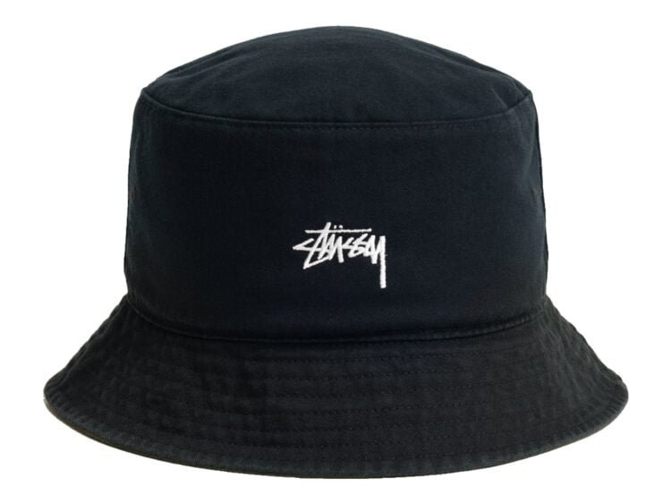 Stussy Reversible Stock Bucket Hat Black/Olive