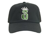 Stussy S Crown Trucker Cap Black