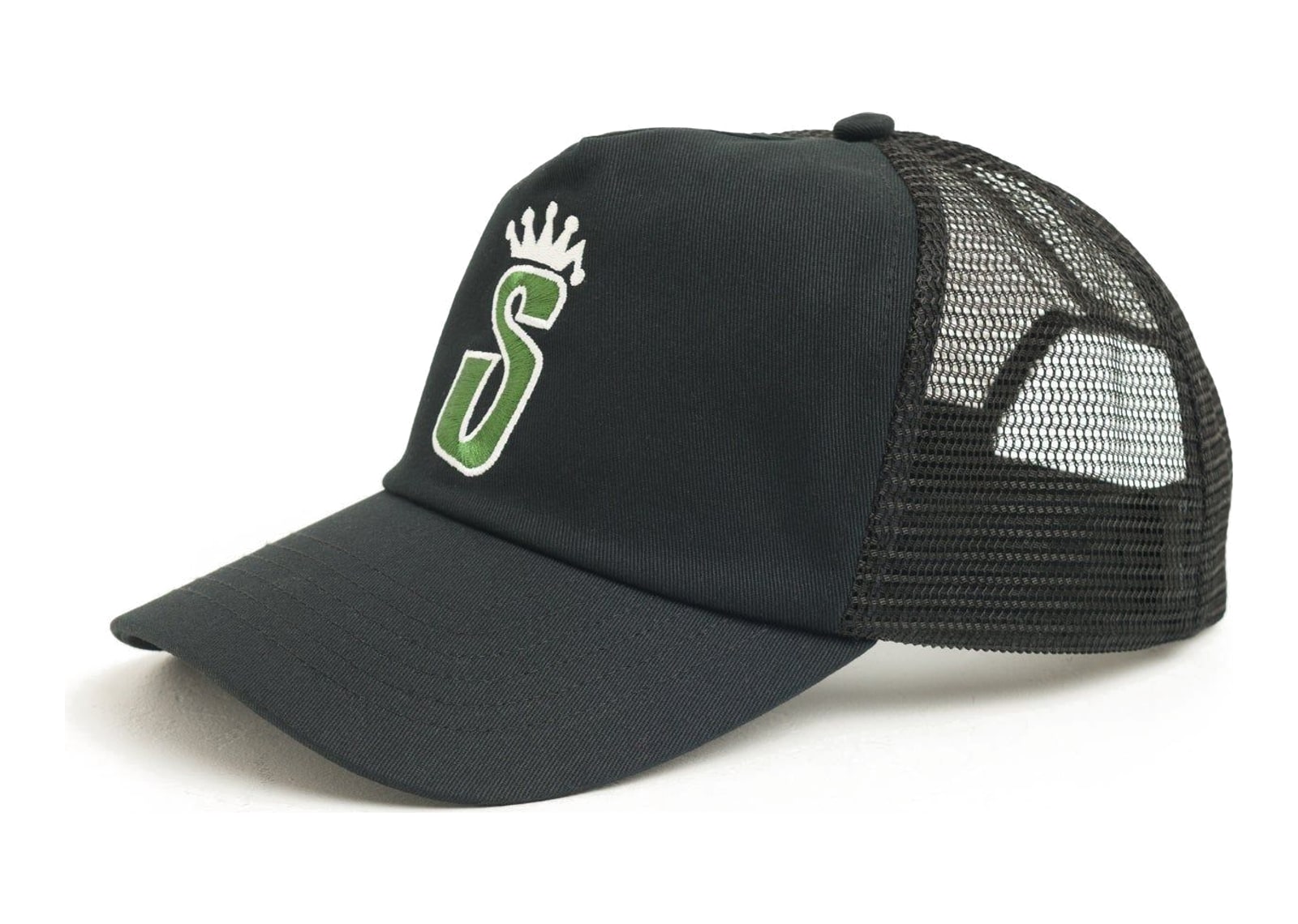 Stussy S Crown Trucker Cap Black - görsel 2