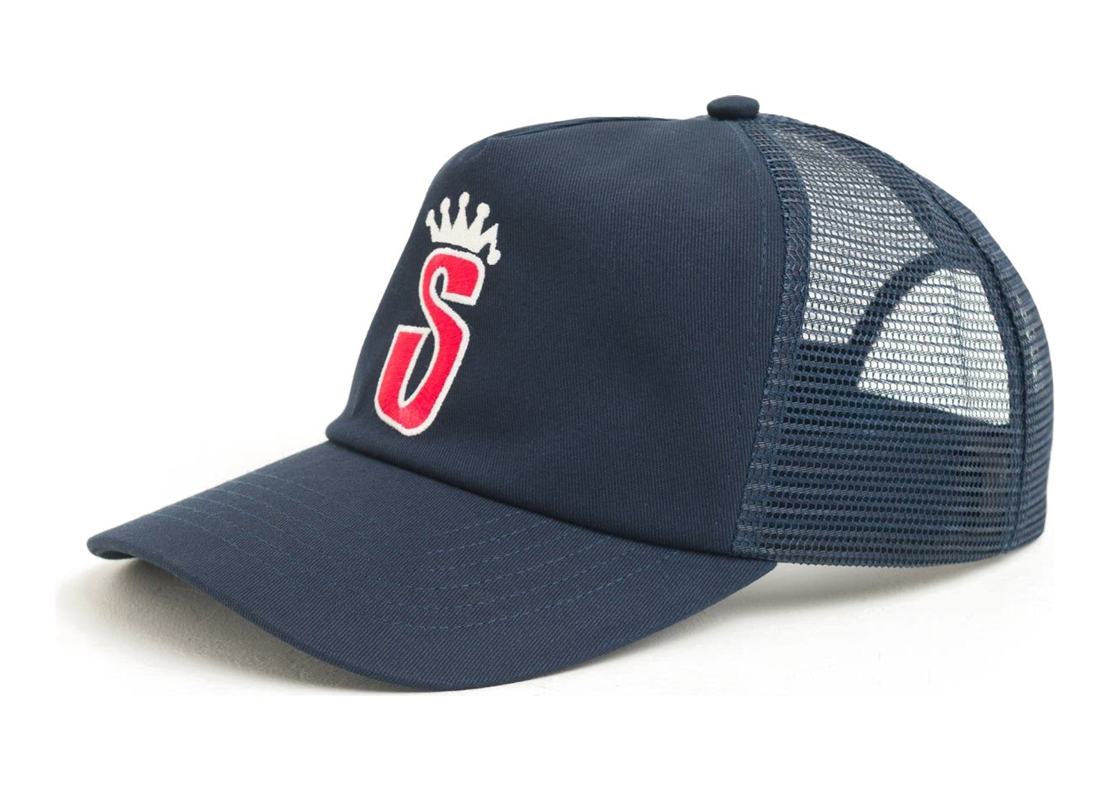 Stussy S Crown Trucker Cap Navy - görsel 2