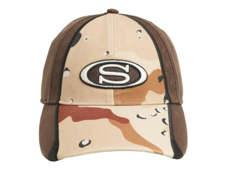 Stussy S Oval Cap Desert Camo