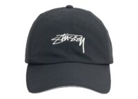 Stussy Smooth Stock Nylon Sport Cap Black