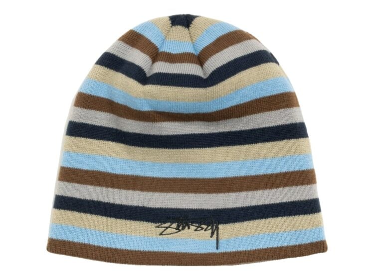 Stussy Smoothstock Striped Skullcap Blue