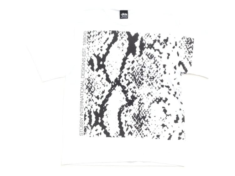 Stussy Snakeskin Tee White