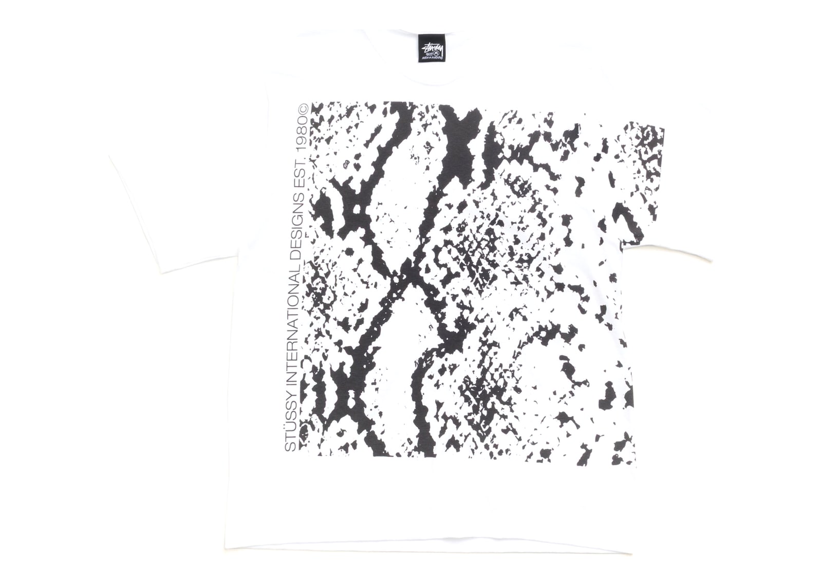 Stussy Snakeskin Tee White