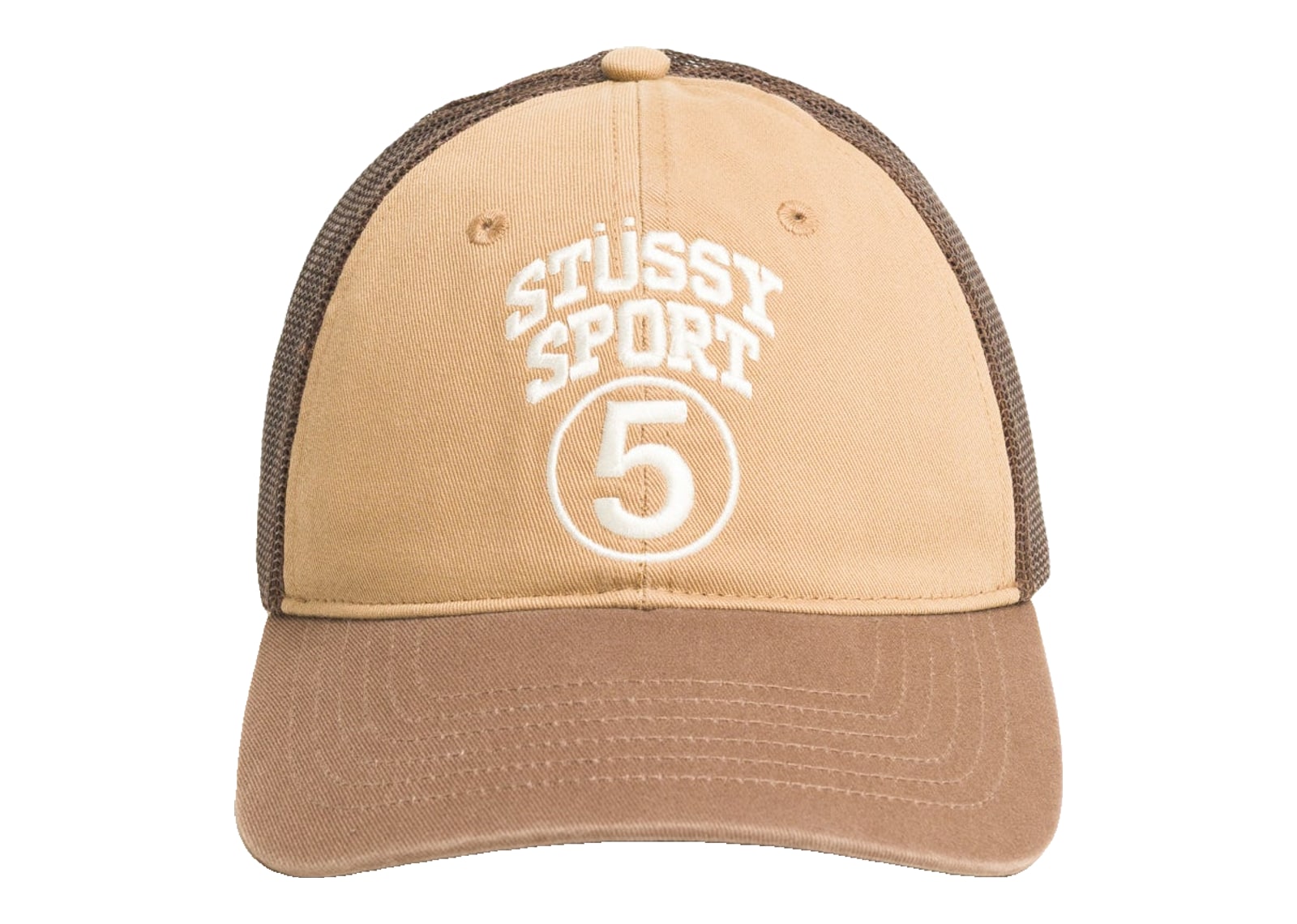 Stussy Sport 5 Trucker Cap Khaki