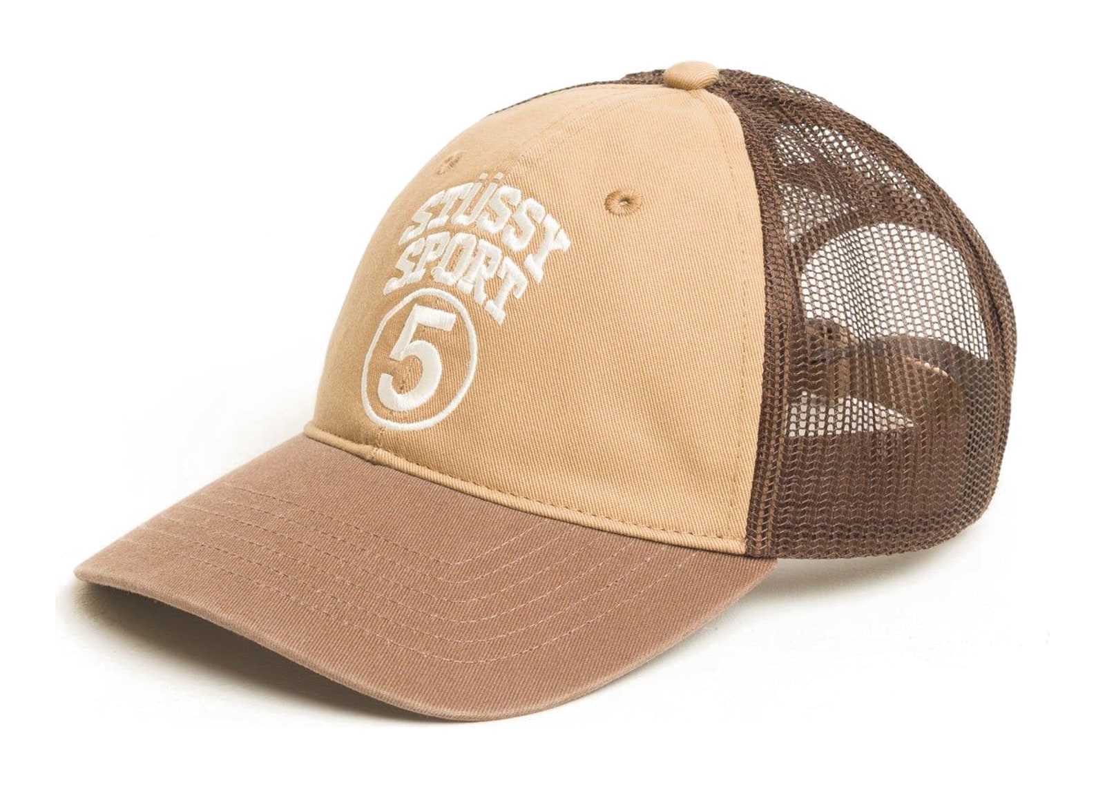 Stussy Sport 5 Trucker Cap Khaki - görsel 2