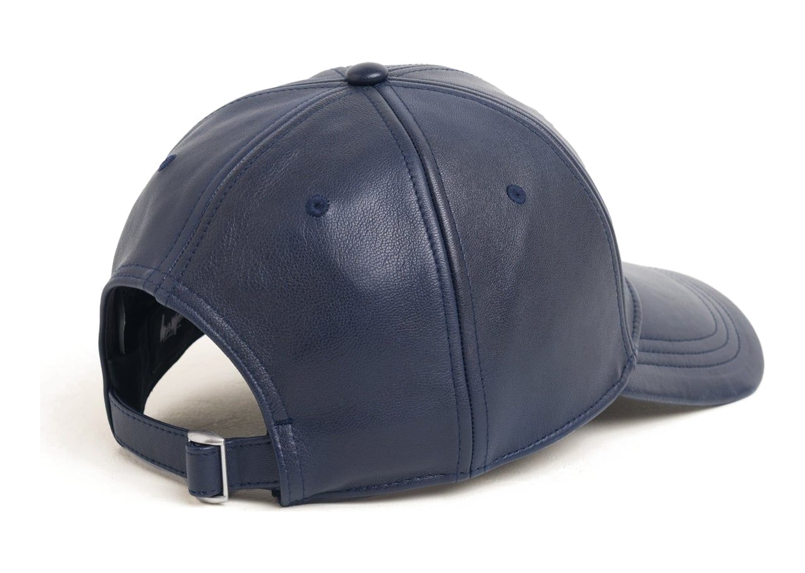Stussy Sport Leather Cap Navy - görsel 4