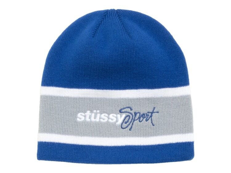Stussy Sport Stripe Skullcap Royal
