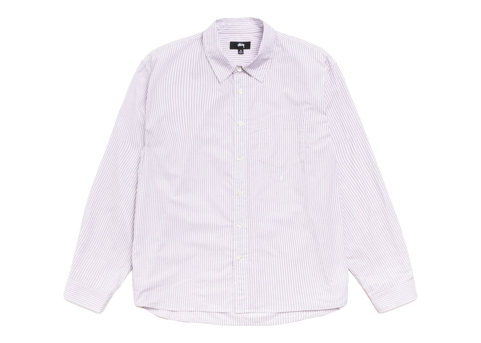 Stussy Standard Shirt Purple Stripe