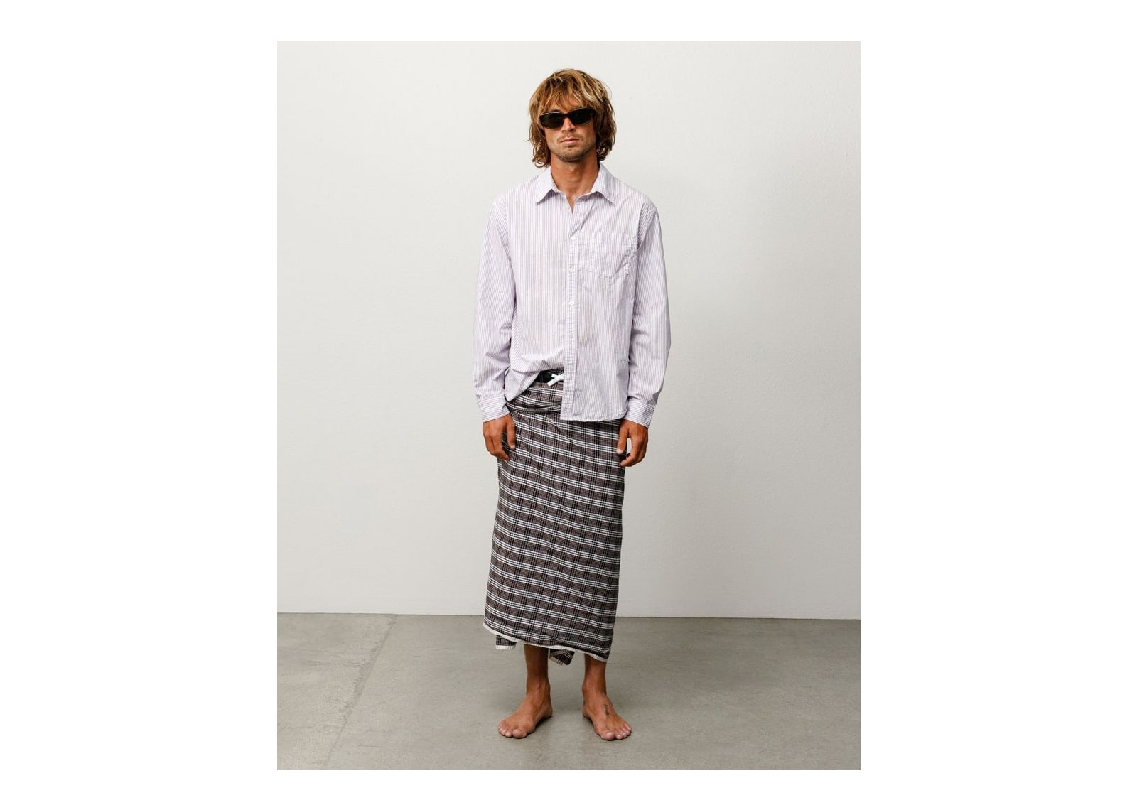 Stussy Standard Shirt Purple Stripe - görsel 2