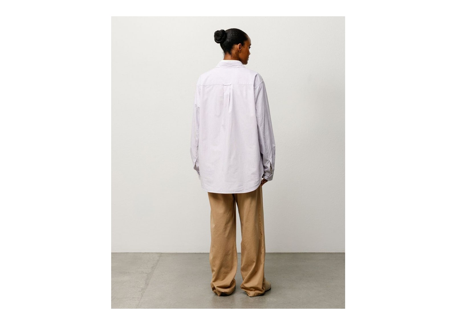 Stussy Standard Shirt Purple Stripe - görsel 6