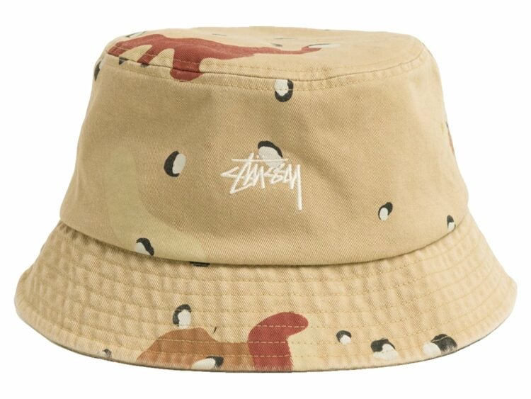 Stussy Stock Bucket Hat Desert Camo