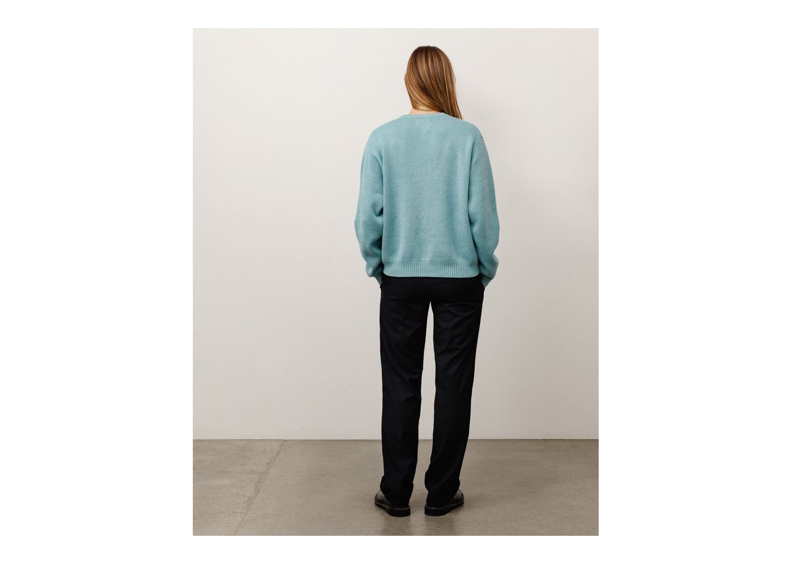 Stussy Striped Hibiscus Sweater Dusty Blue - görsel 3