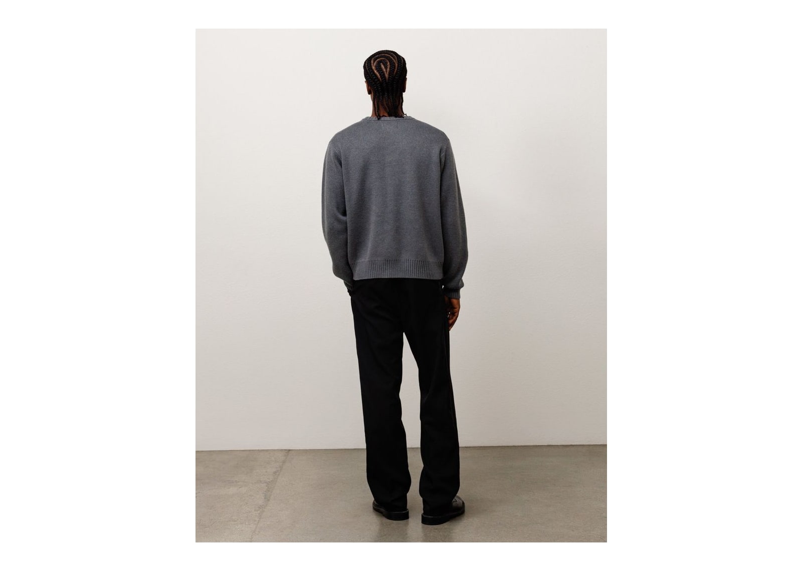 Stussy Striped Hibiscus Sweater Grey - görsel 6
