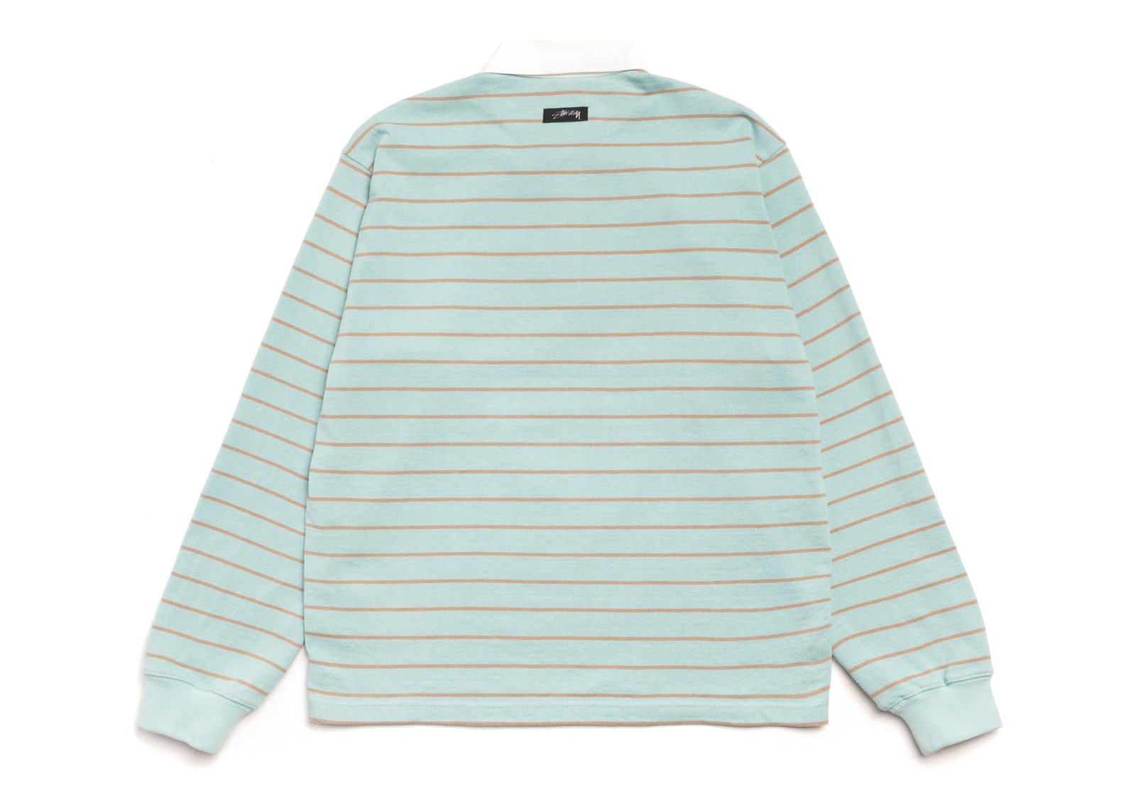 Stussy Striped Rugby Shirt Blue - görsel 7