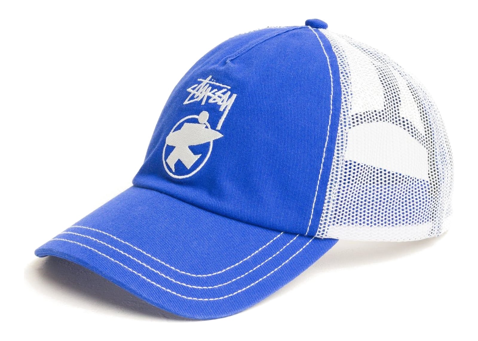 Stussy Surfman Trucker Cap Royal - görsel 2