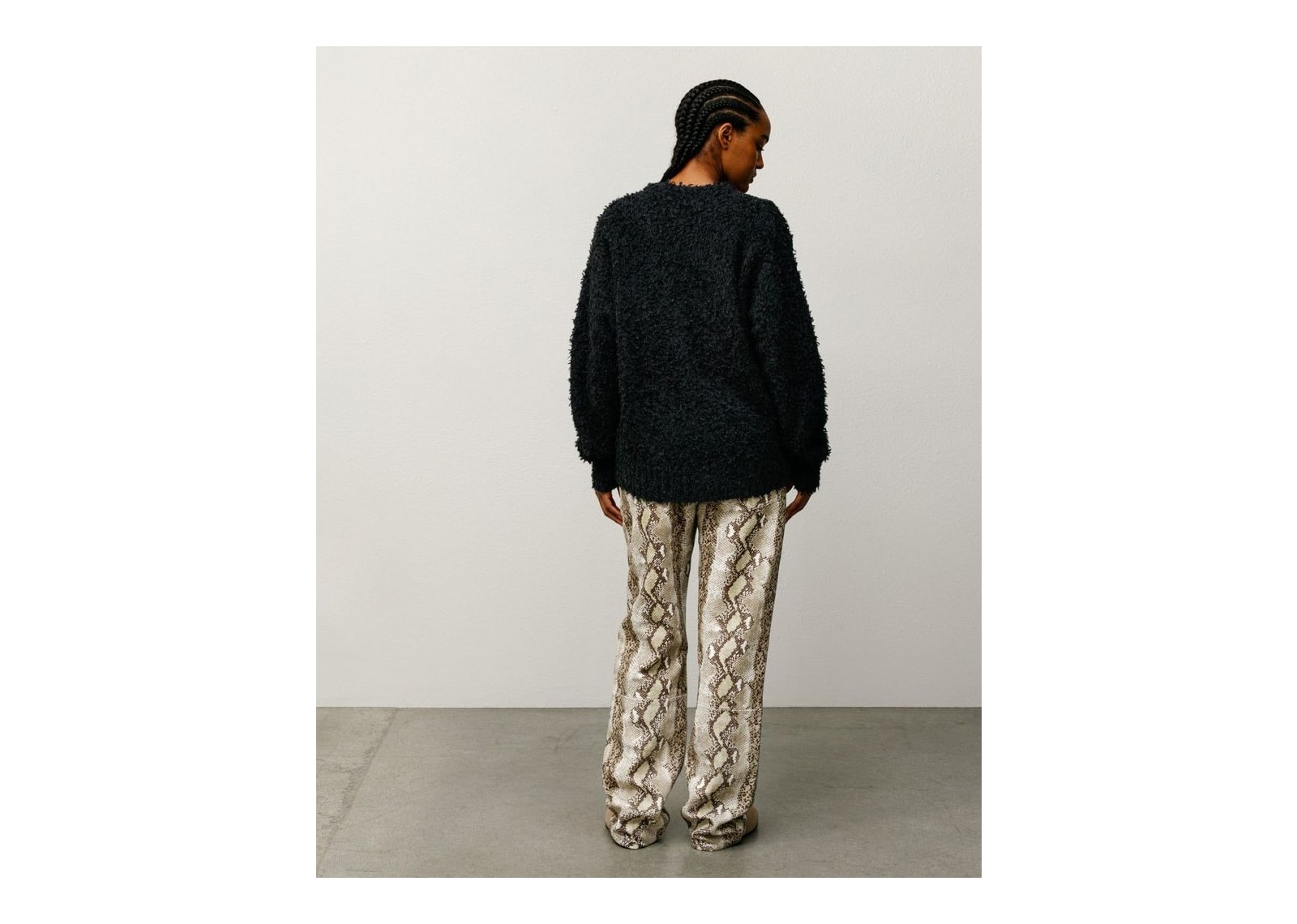 Stussy Textured Cardigan Black - görsel 6